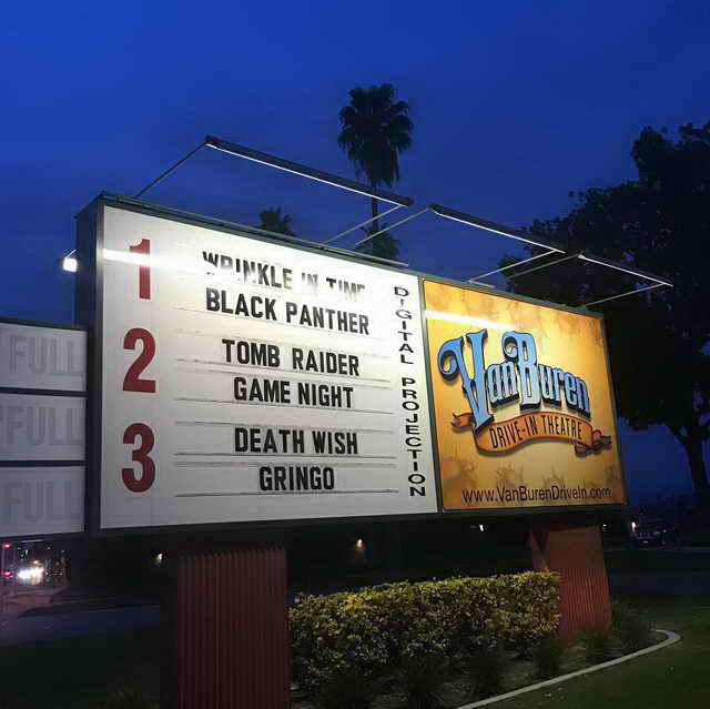 Van Buren Drive-In - 2015 Photo (newer photo)